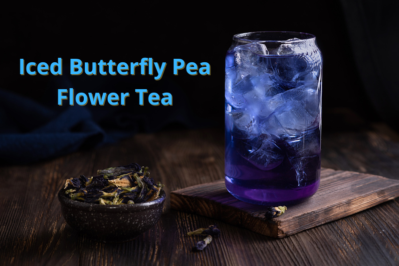 Iced Butterfly Pea Flower Tea