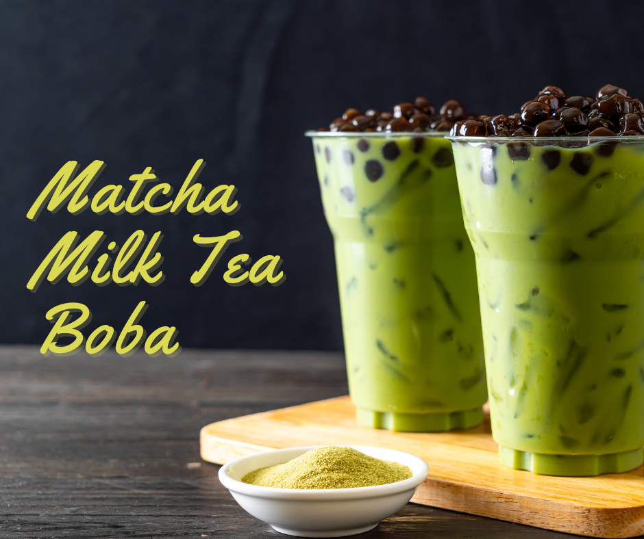 Matcha Milk Tea Boba Tea Jubilee