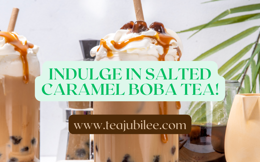 Salted Caramel Boba Tea