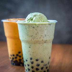 Boba tea and Ice Cream