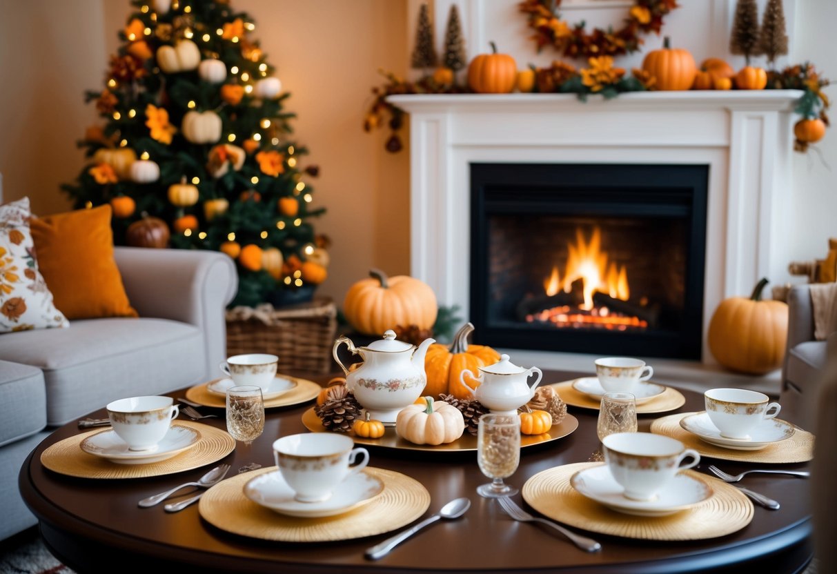 Tea Party Decor Ideas For Fall and Winter