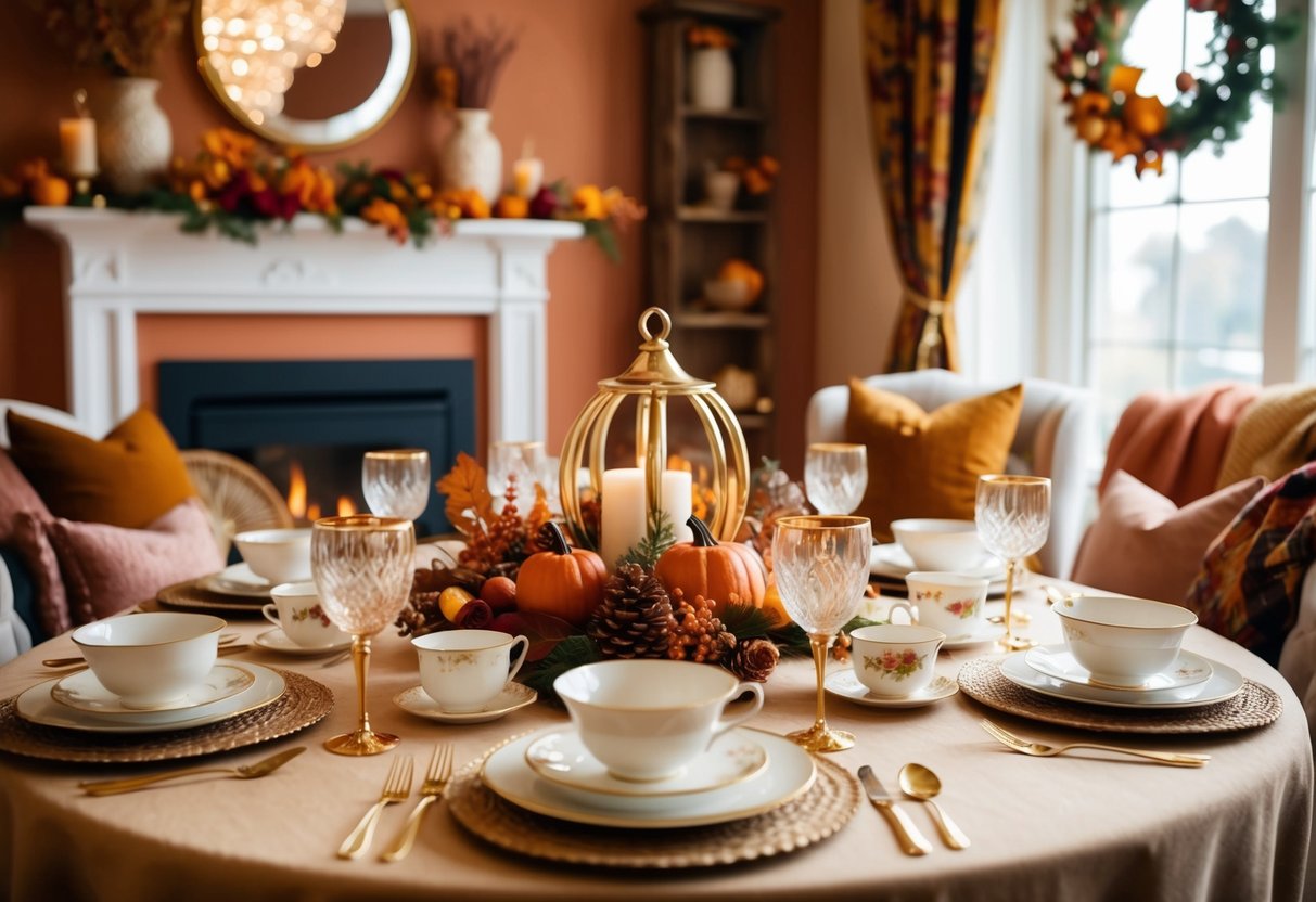 Tea Party Decor Ideas For Fall and Winter